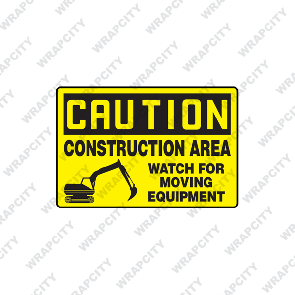 Caution Moving Equipment