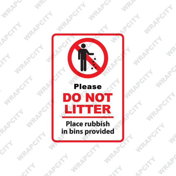 Do not Litter