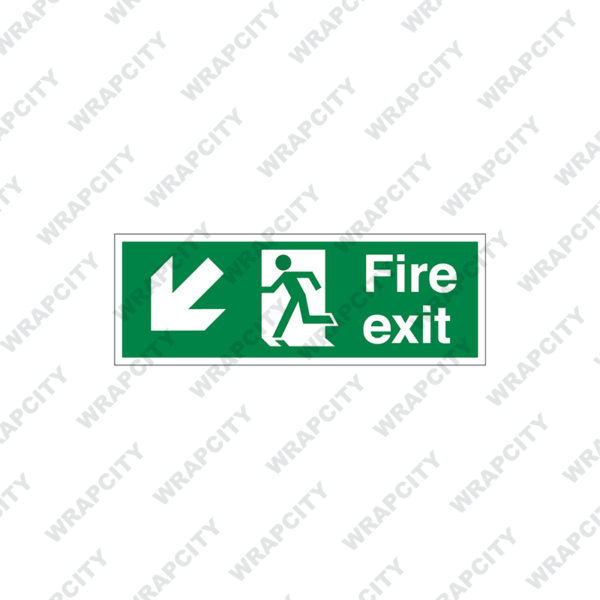 Fire Exit Lft Dwn
