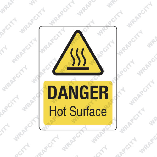 Danger Hot Surface New
