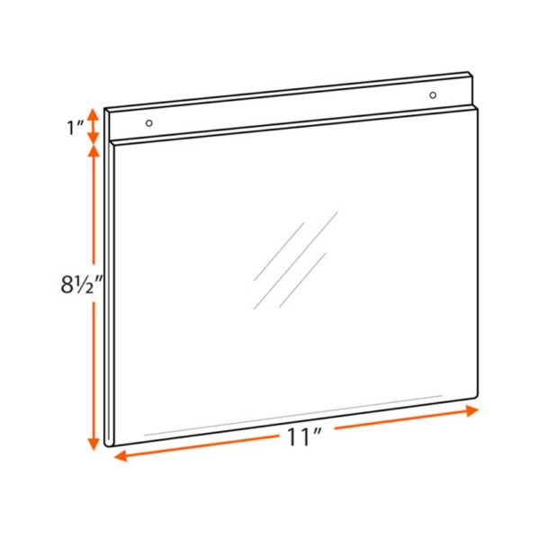 Letter-Size-LNDCP-Folded-Wall-Sign-Holder-w-screw-holes Letter-Size-LNDCP-Folded-Wall-Sign-Holder-w-screw-holes