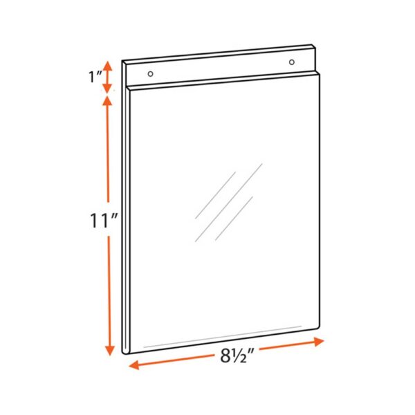 Letter-Size-Portrait-Poster-Wall-Sign-Holder- Letter-Size-Portrait-Poster-Wall-Sign-Holder-