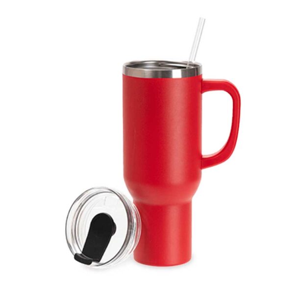 40OZ-SIMPLY-ENGRAVING-TUMBLER-WITH-HANDLE-Red 40OZ-SIMPLY-ENGRAVING-TUMBLER-WITH-HANDLE-Red