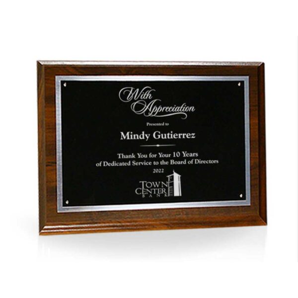 Black-Silver-Plaque Black-Silver-Plaque