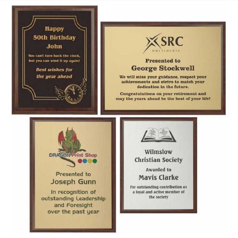 Wood Based Plaques - Wrap City Jamaica Limited